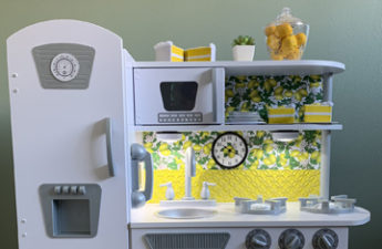 Play Kitchen Makeover