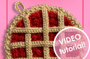 Crochet Pie Potholder Feature Image