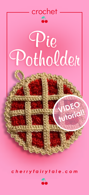 Crochet Pie Potholder Feature Image