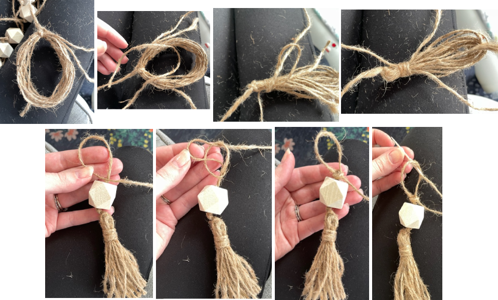 tassel and knot steps