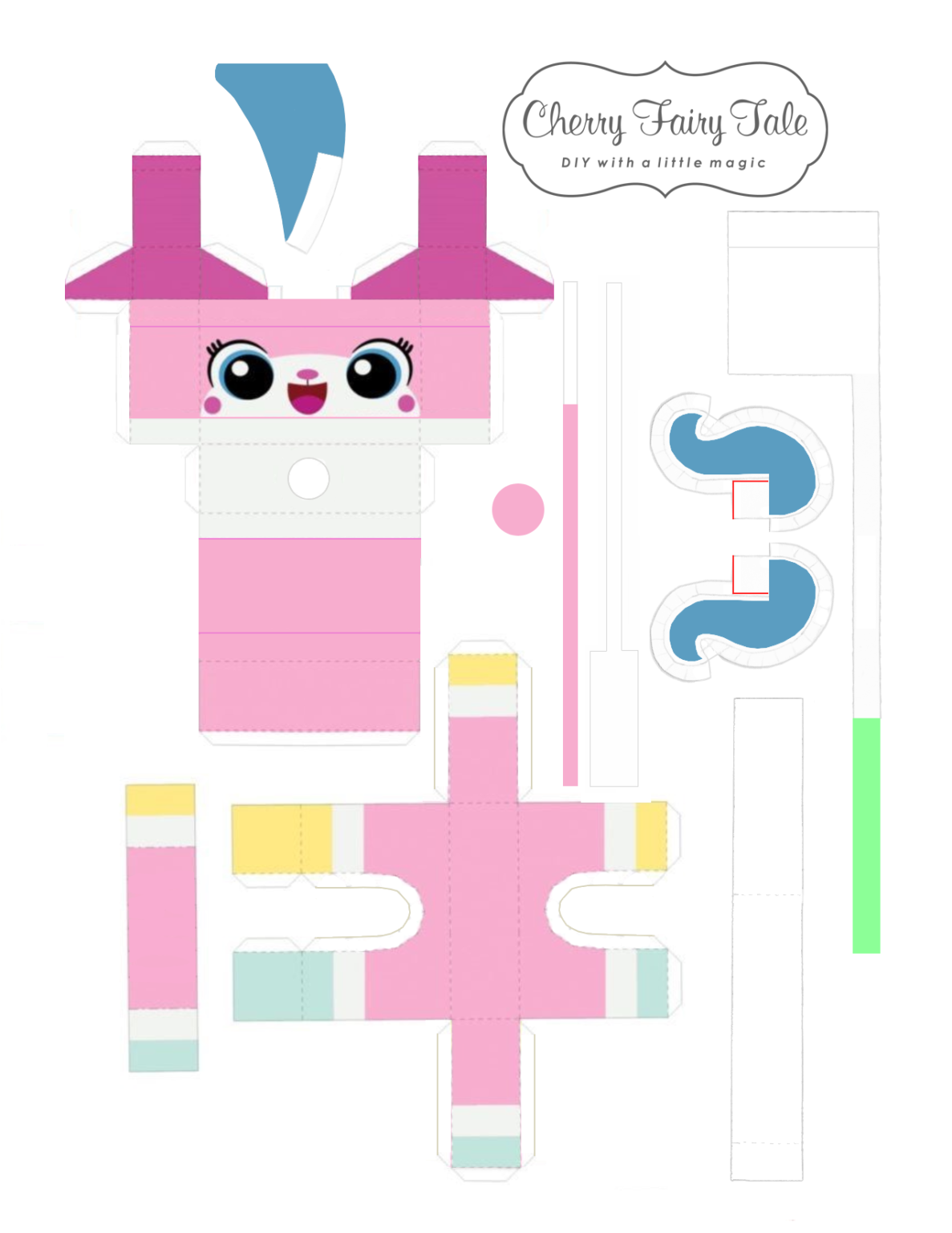 Unikitty Printable – Cherry Fairy Tale