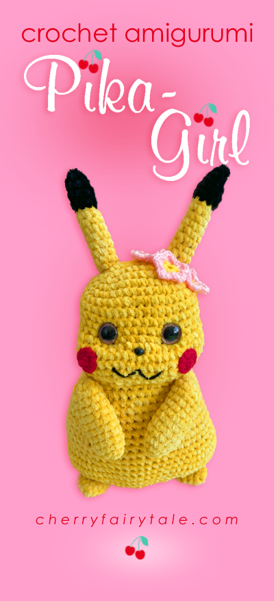 Pika-Girl Pikachu Amigurumi Feature Image 2