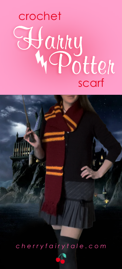 Harry Potter Crochet Scarf Feature Image