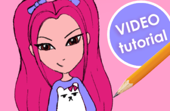 How to Draw Mira K-Pop Demon Hunters Video Tutorial