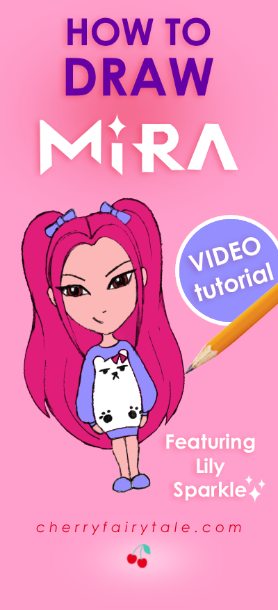 How to Draw Mira K-Pop Demon Hunters Video Tutorial